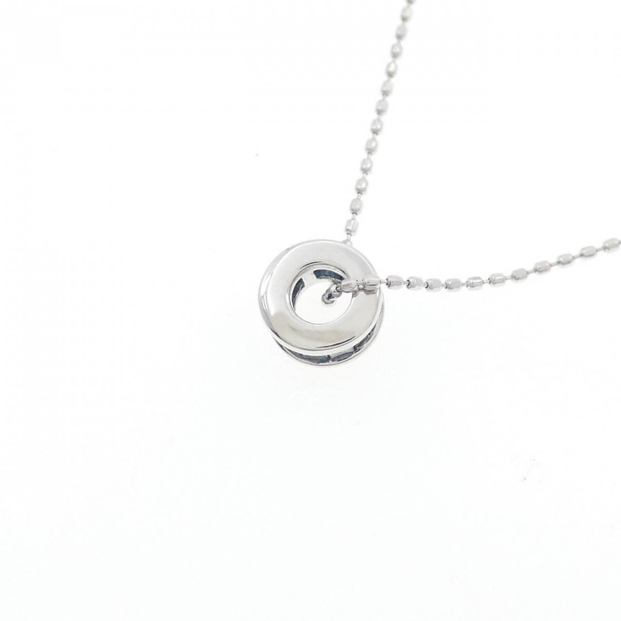 K18WG ダイヤモンド ネックレス 0.15CT