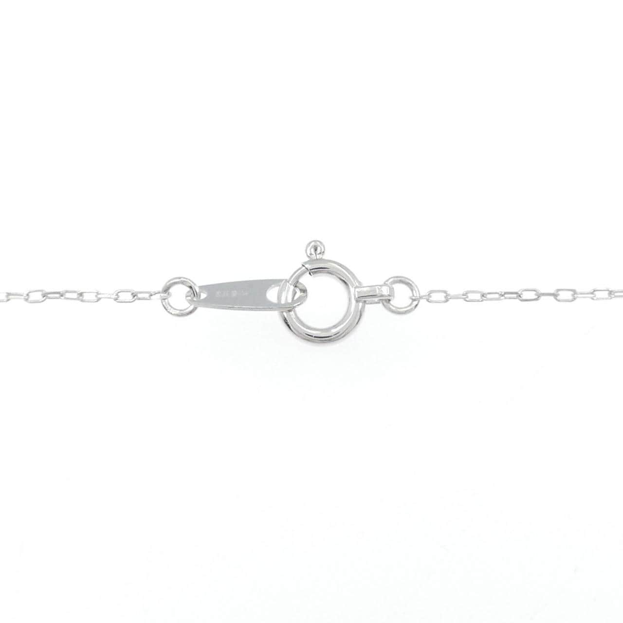 K18WG ダイヤモンド ネックレス 0.025CT