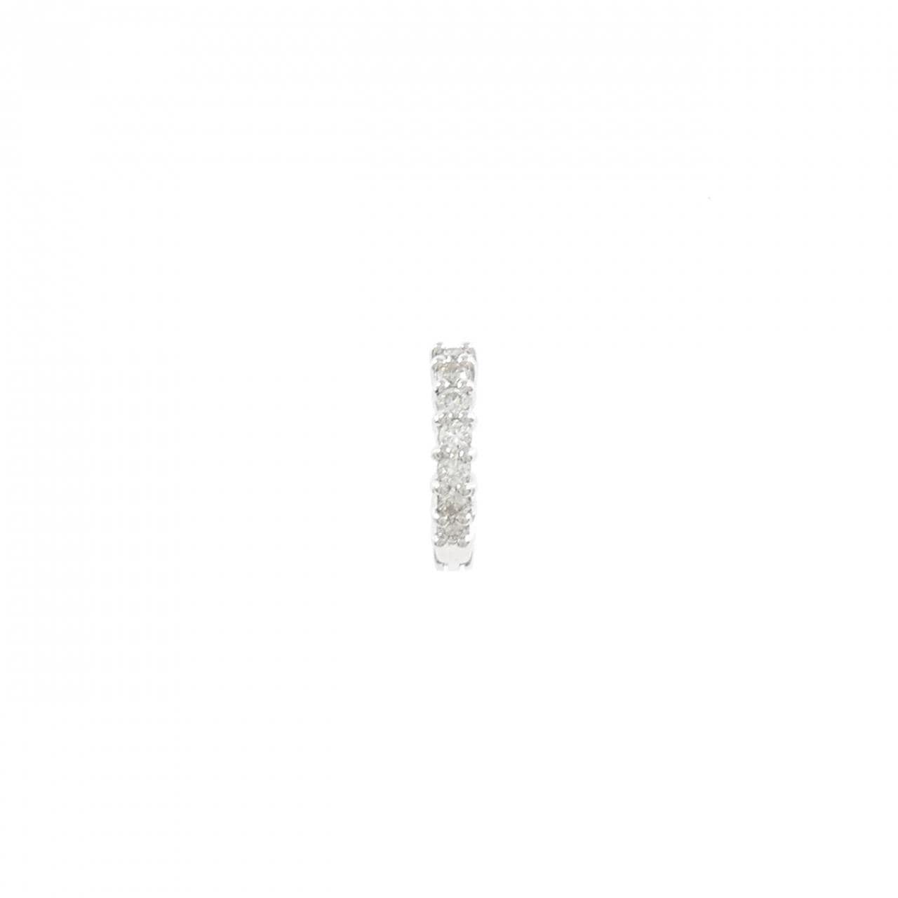 K18WG ダイヤモンド イヤリング 0.10CT 片耳