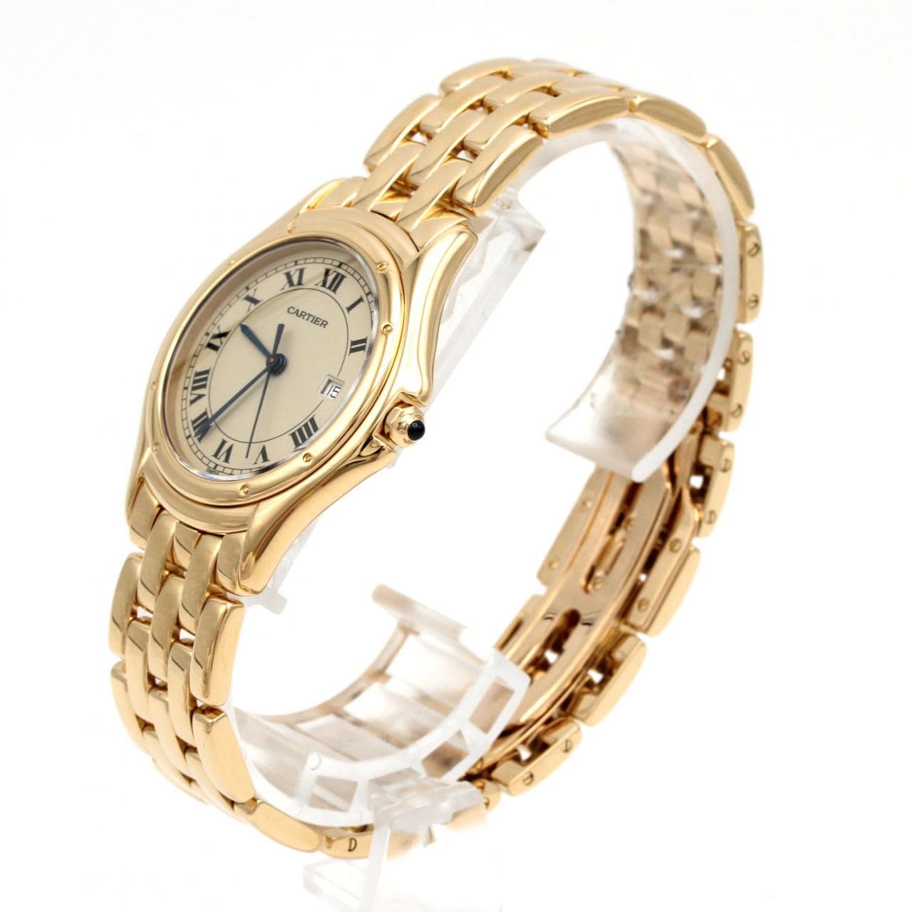 カルティエ パンテールクーガーLM YG W25013B9 YG クォーツ
