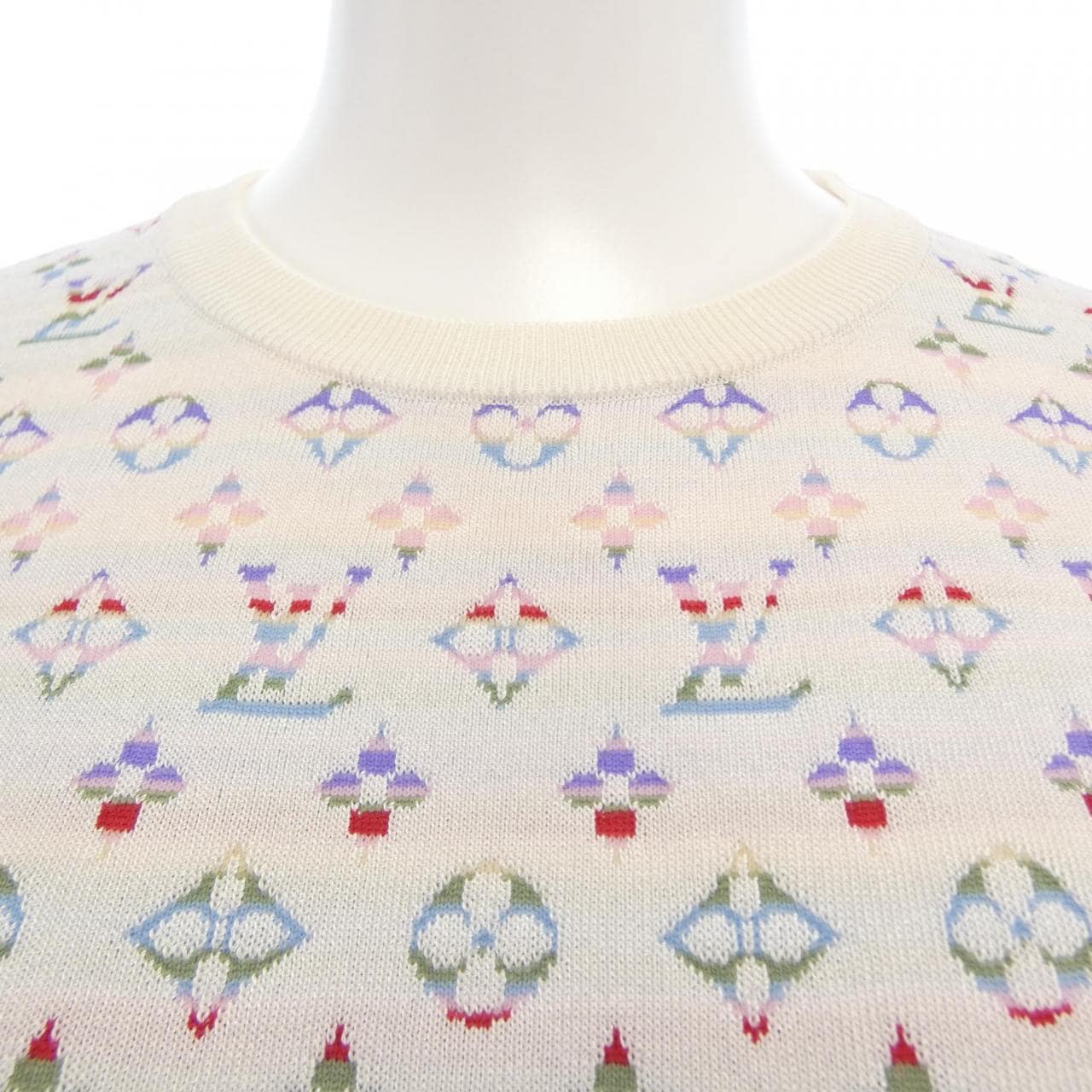 ルイヴィトン LOUIS VUITTON パステルモノグラムニットトップ FNKS99TT9 トップス