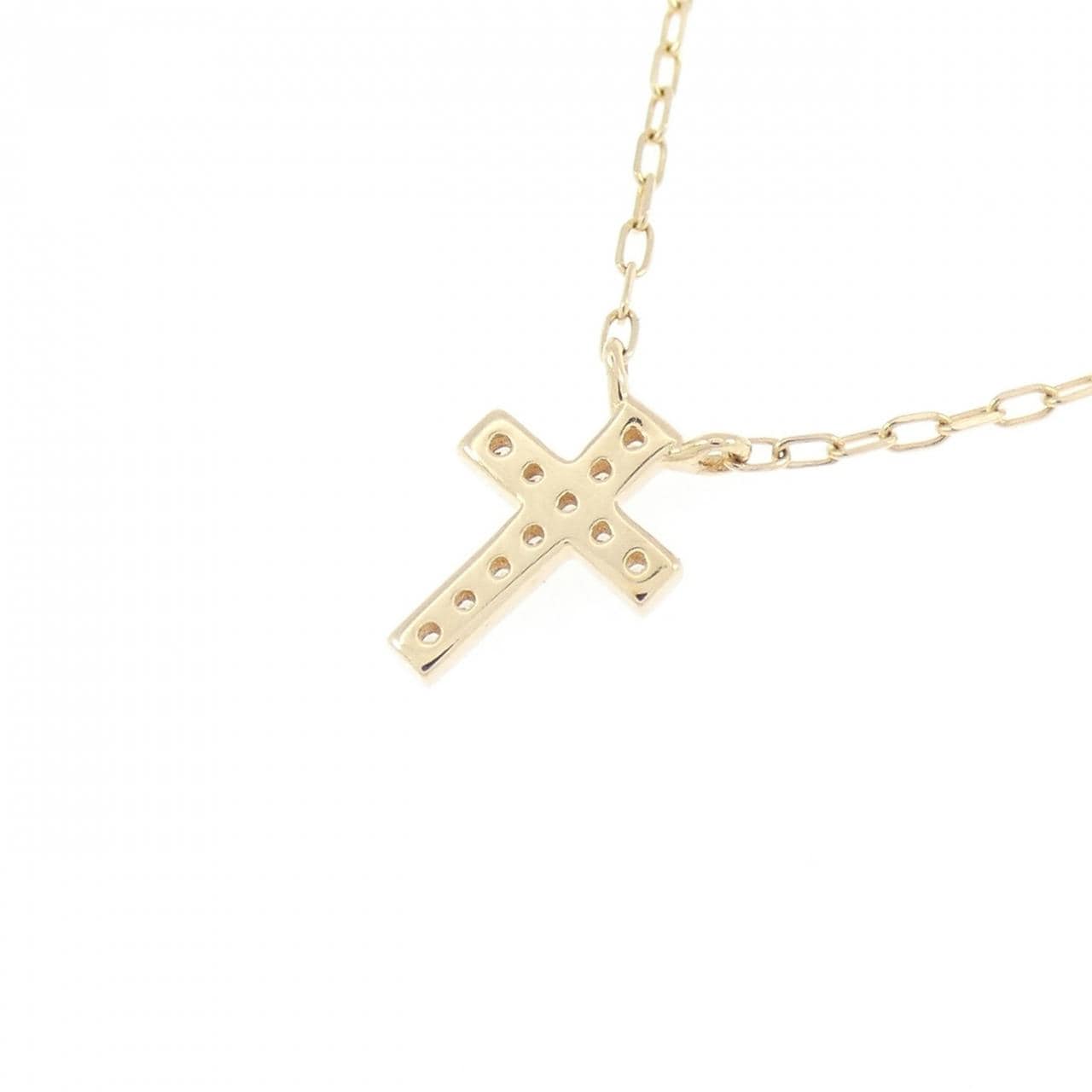 エテ クロス ダイヤモンド ネックレス 0.03CT