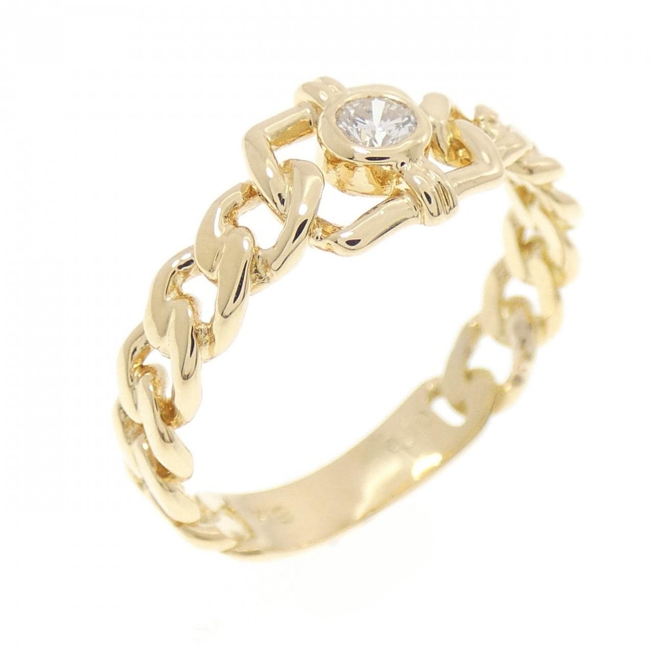 K18YG ダイヤモンド リング 0.10CT