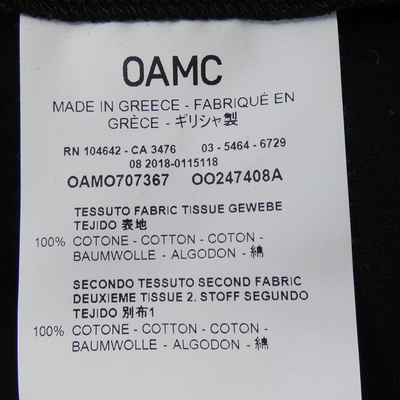オーエーエムシー OAMC OAMO707367 Tシャツ