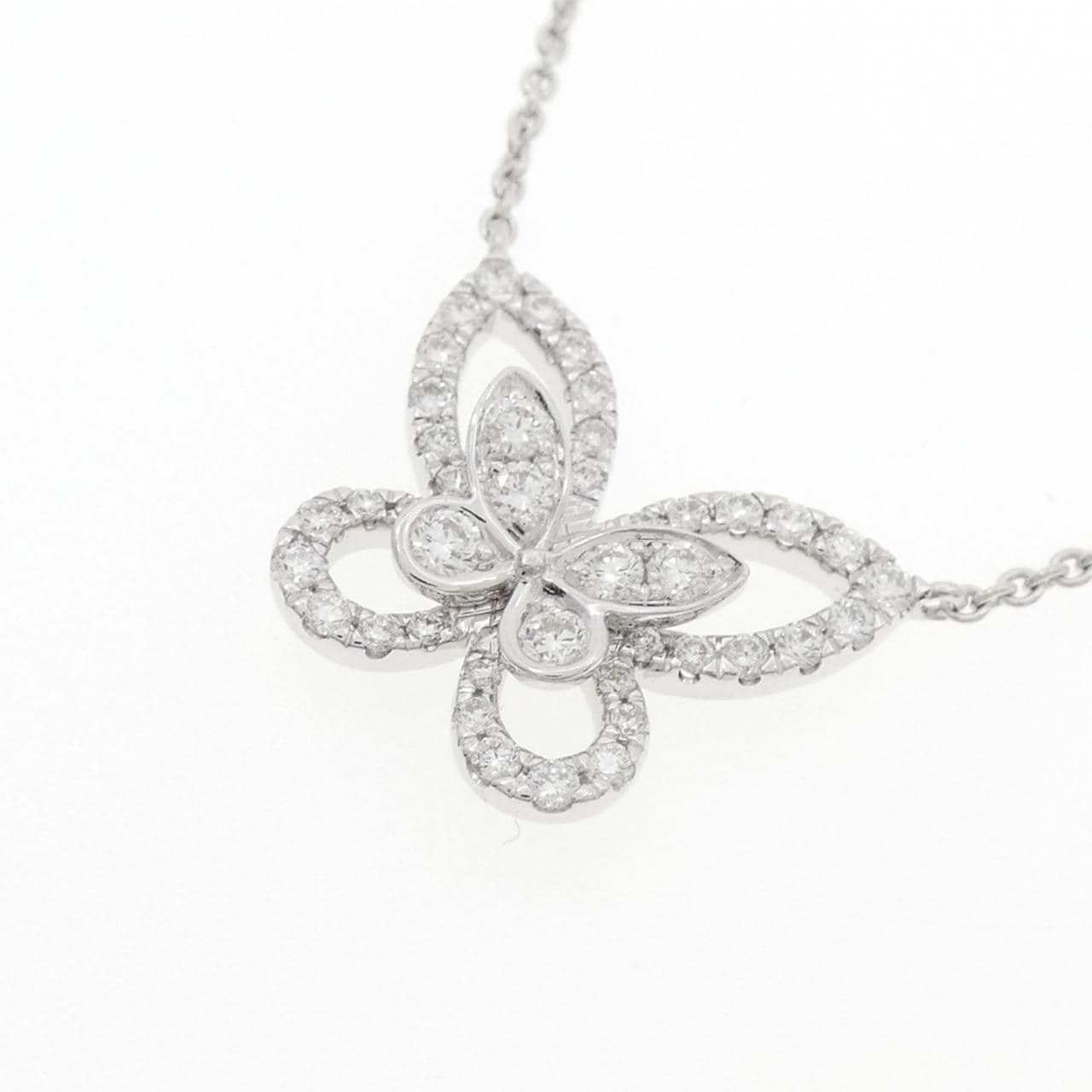 グラフ ミニ バタフライ シルエット ネックレス