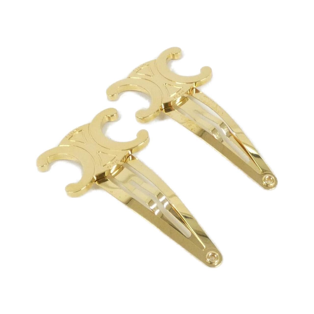 セリーヌ トリオンフ スナップ クリップ 46Z656BSL ヘアークリップ