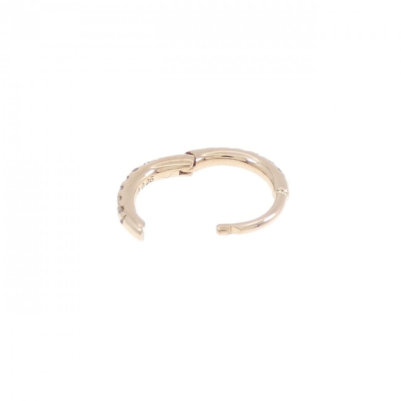 ヒロタカ マンハッタン ピアス 0.06CT 片耳