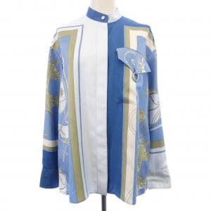 エルメス HERMES EX-LIBRIS 3E0607D7 ツイルレーヌ シャツ