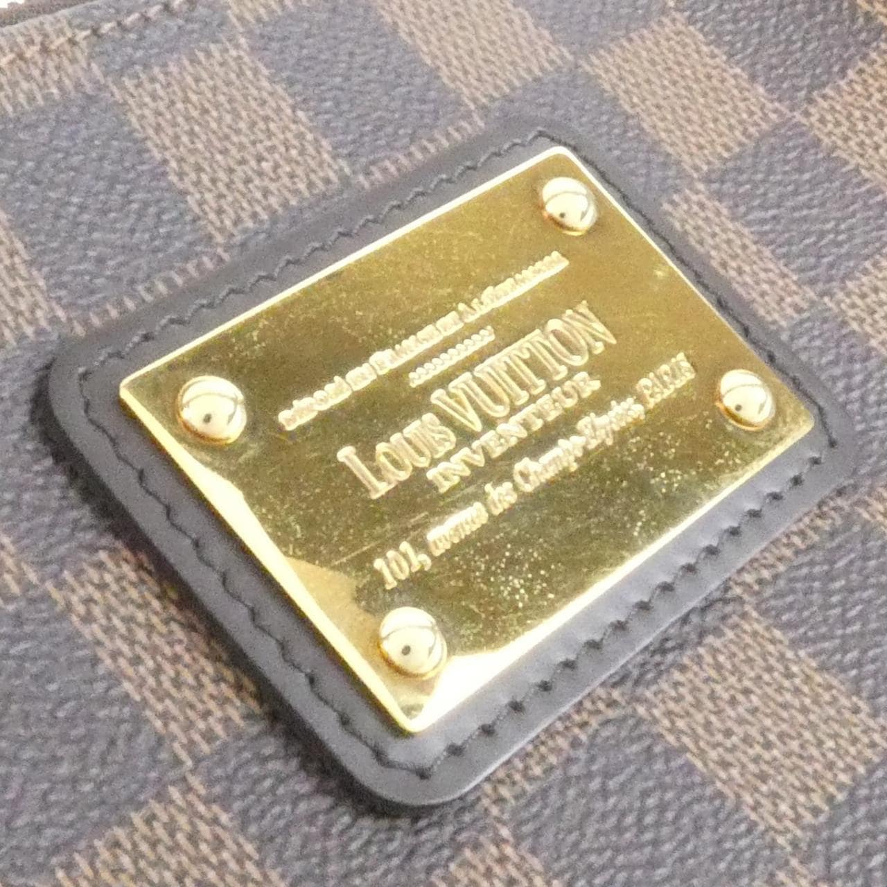 ルイヴィトン ダミエ エヴァ N55213 ショルダーバッグ