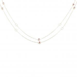 K10YG 2WAY ルビー ネックレス 0.30CT