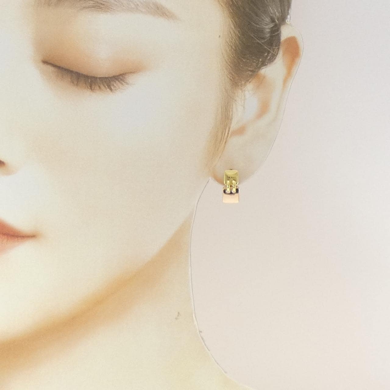 K18YG/K18PG ピアス