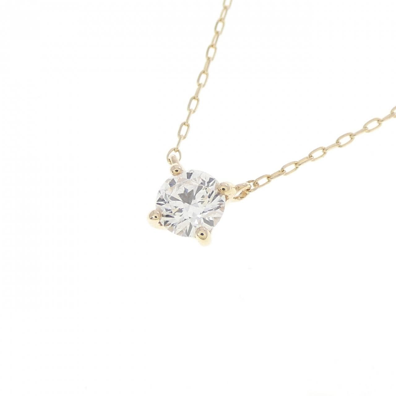 K10YG ダイヤモンド ネックレス 0.15CT