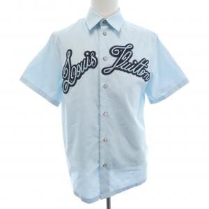 ルイヴィトン LOUIS VUITTON エンブロイダードショートスリーブコットンシャツ HRS14WJXU S／Sシャツ