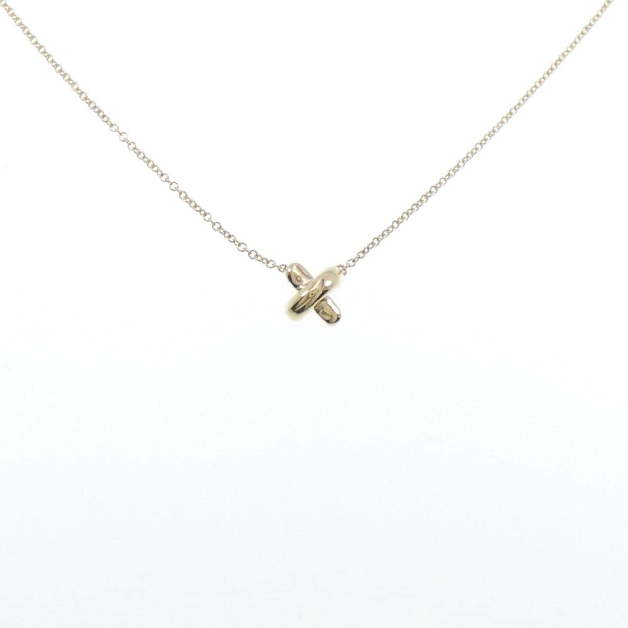 TIFFANY cross stitch necklace