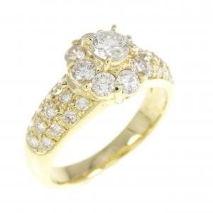 K18YG ダイヤモンド リング 0.24CT