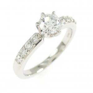 PT950 ダイヤモンド リング 0.408CT E SI2 VG