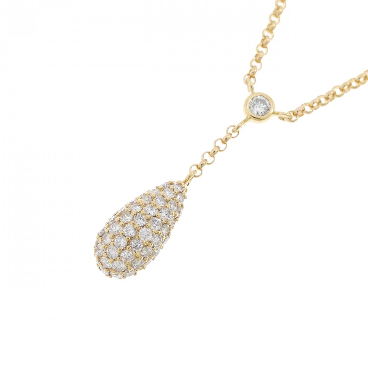 K18YG ダイヤモンド ネックレス 0.59CT