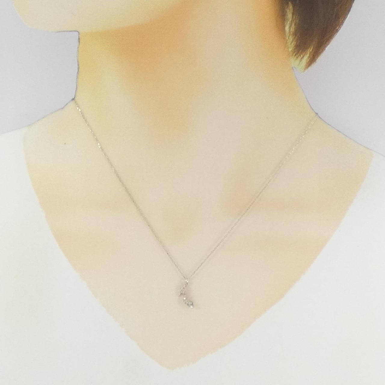 PT900/PT850 ハイヒール ブルートパーズ ネックレス