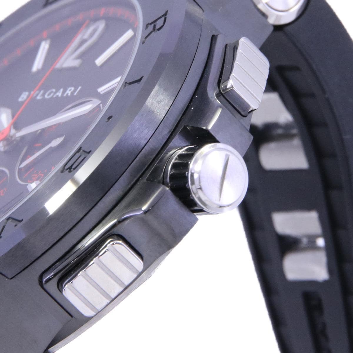 【新品】ブルガリ　ＤＧ４２ＢＳＣＣＨ／ＤＧ４２ＢＢＳＣＶＤＣＨ／１　ディアゴノウルトラネロクロノグラフ　自動巻