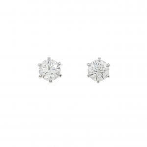 【リメイク】PT/ST ダイヤモンド ピアス 0.250CT 0.256CT E-F SI1 EXT