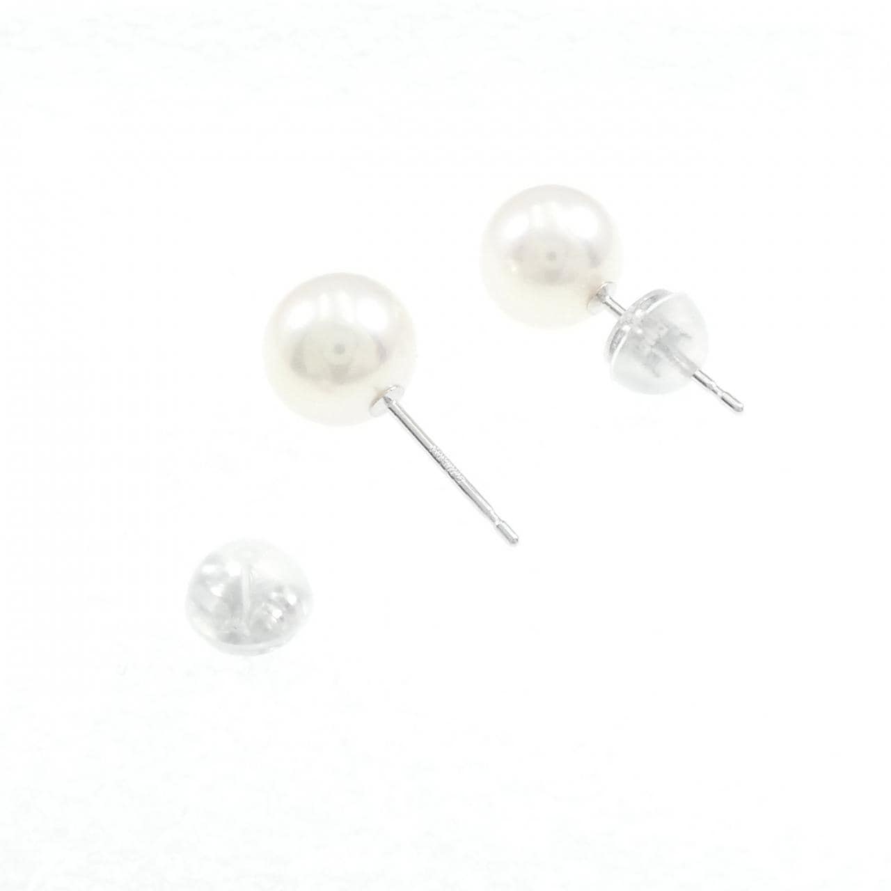 K14WG アコヤパール ピアス 7mm