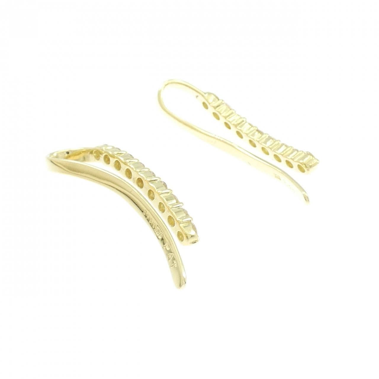 K18YG ダイヤモンド イヤリング 1.00CT