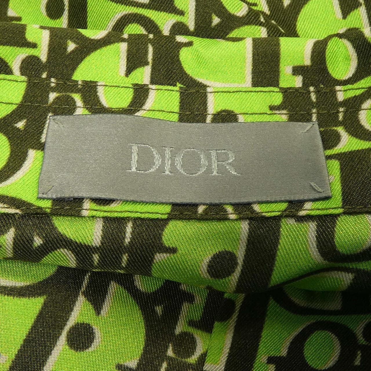 ディオール DIOR ディオールオブリークオーガニックシルクツイル　OBLIQUE 193C545A4751 S／Sシャツ
