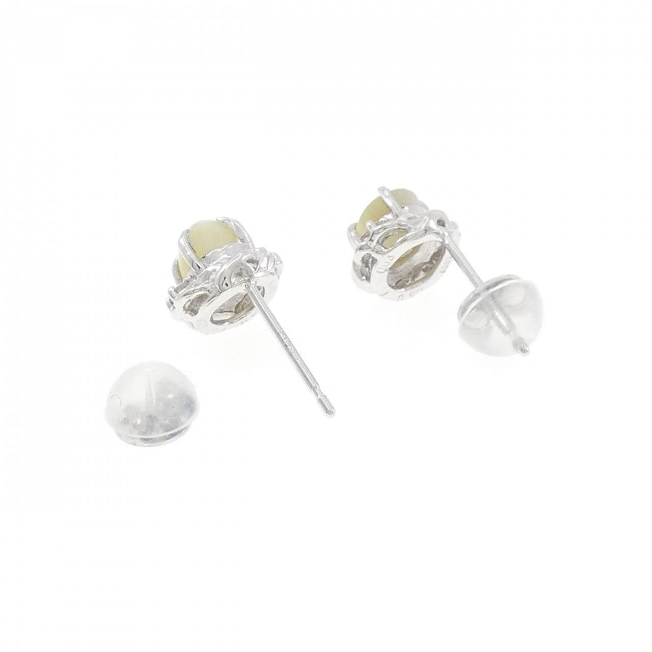 PT900 クリソベリルキャッツアイ ピアス 1.00CT