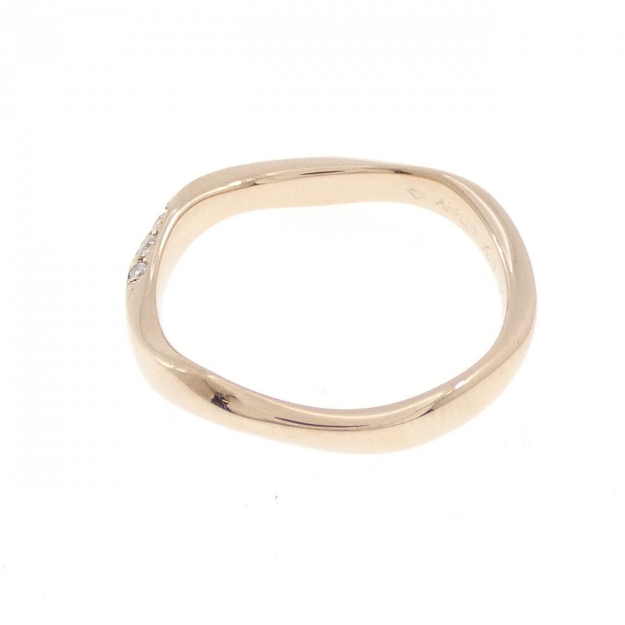 K18PG ダイヤモンド リング 0.10CT