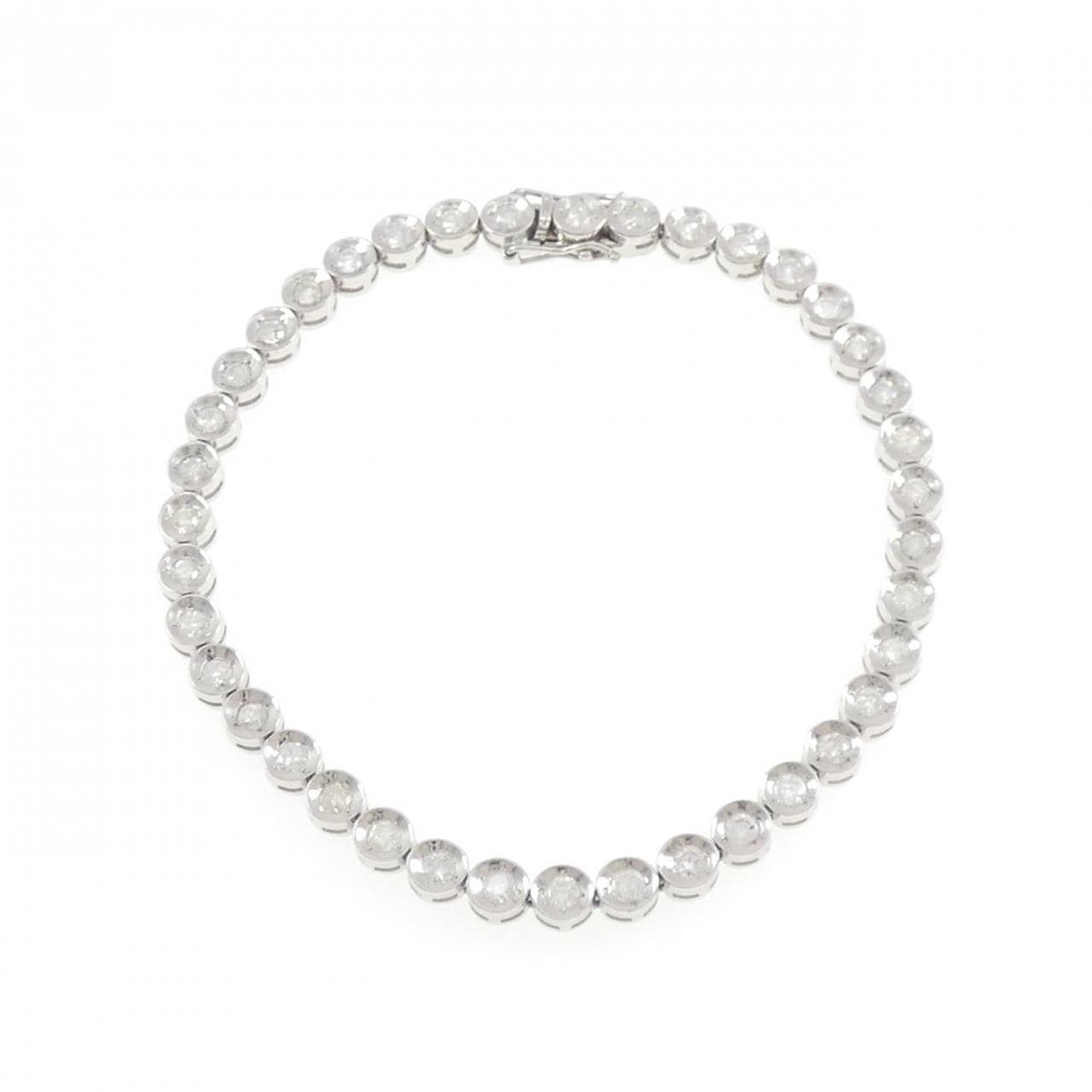 PT900 ダイヤモンド ブレスレット 2.06CT