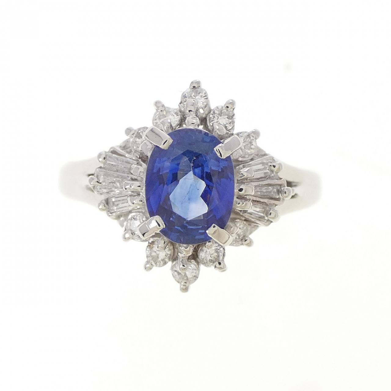 PT900 サファイヤ リング 0.86CT