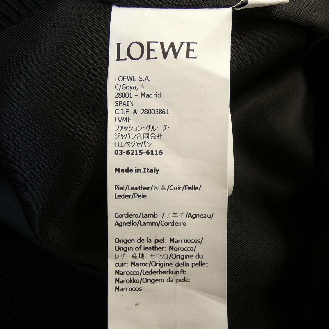 ロエベ LOEWE H526Y34L20 レザージャケット