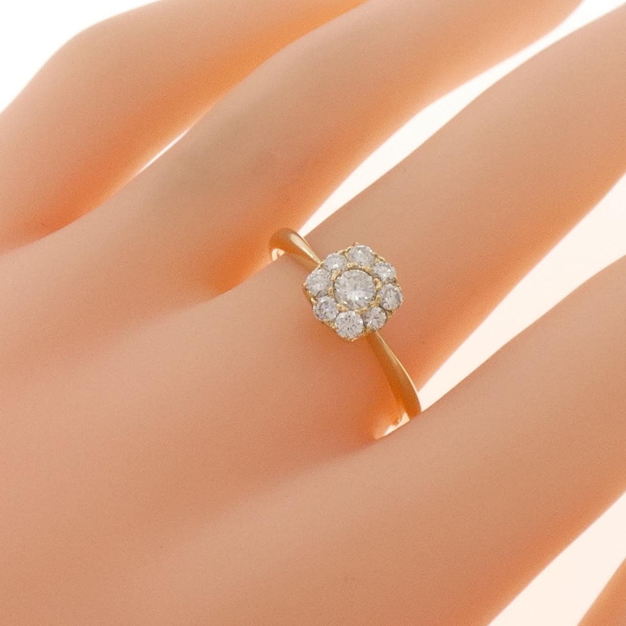 K18YG ダイヤモンド リング 0.51CT