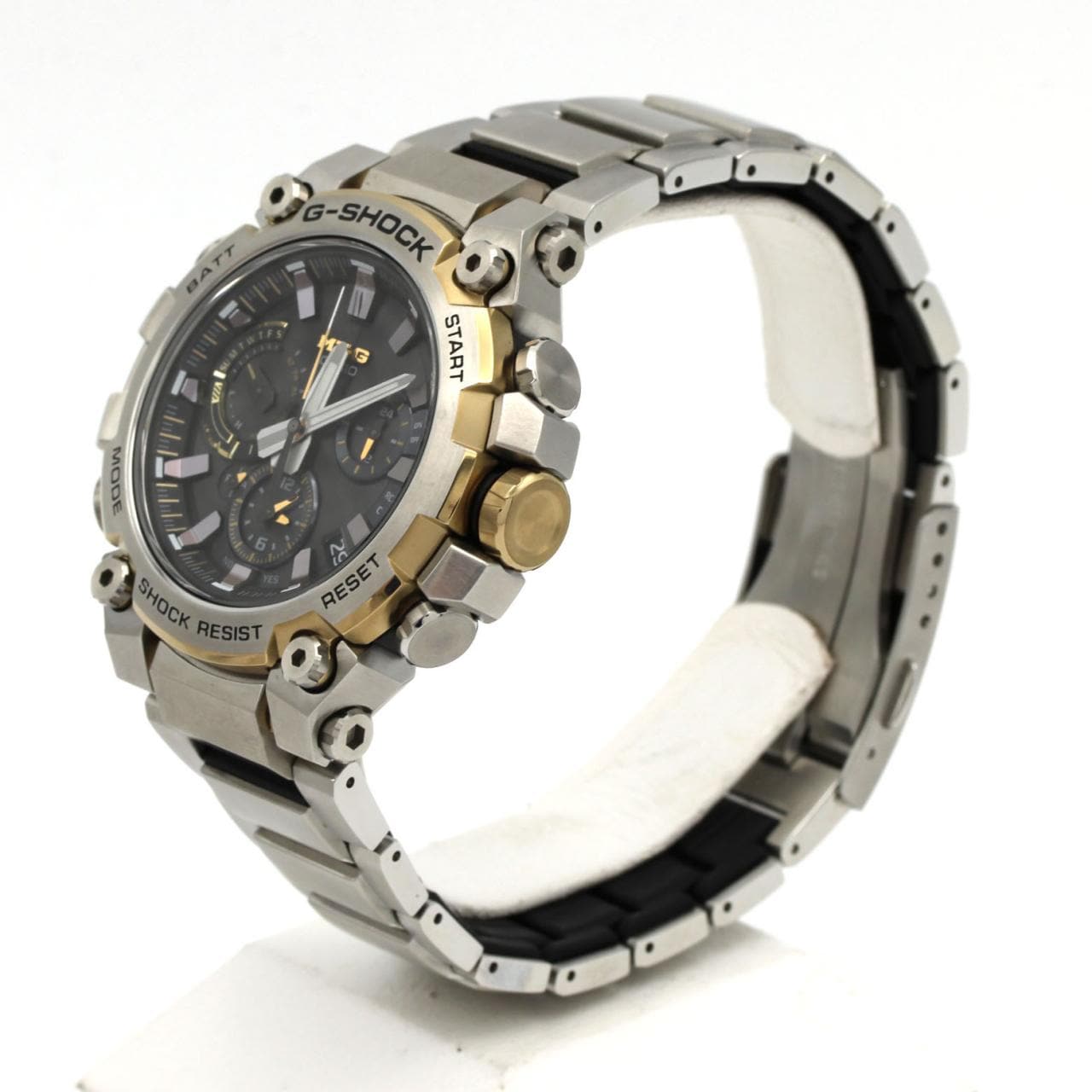 カシオ G-SHOCK･MT-G 電波時計 MTG-B3000D-1A9JF SS ソーラークォーツ