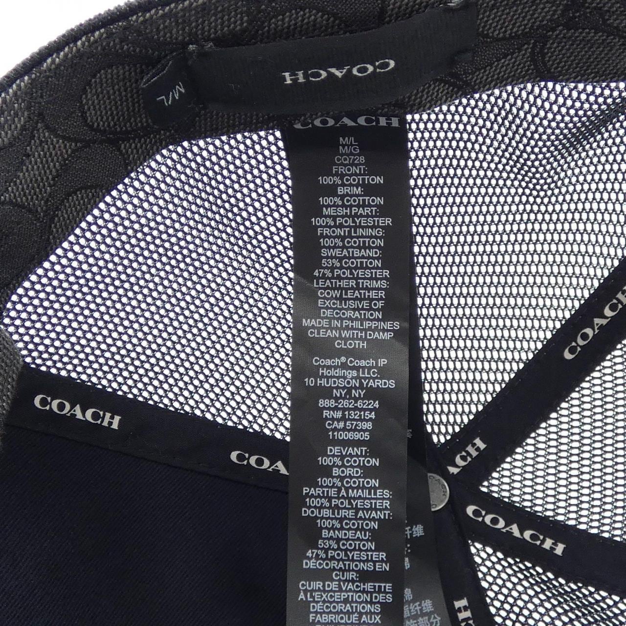 coach COACH cap