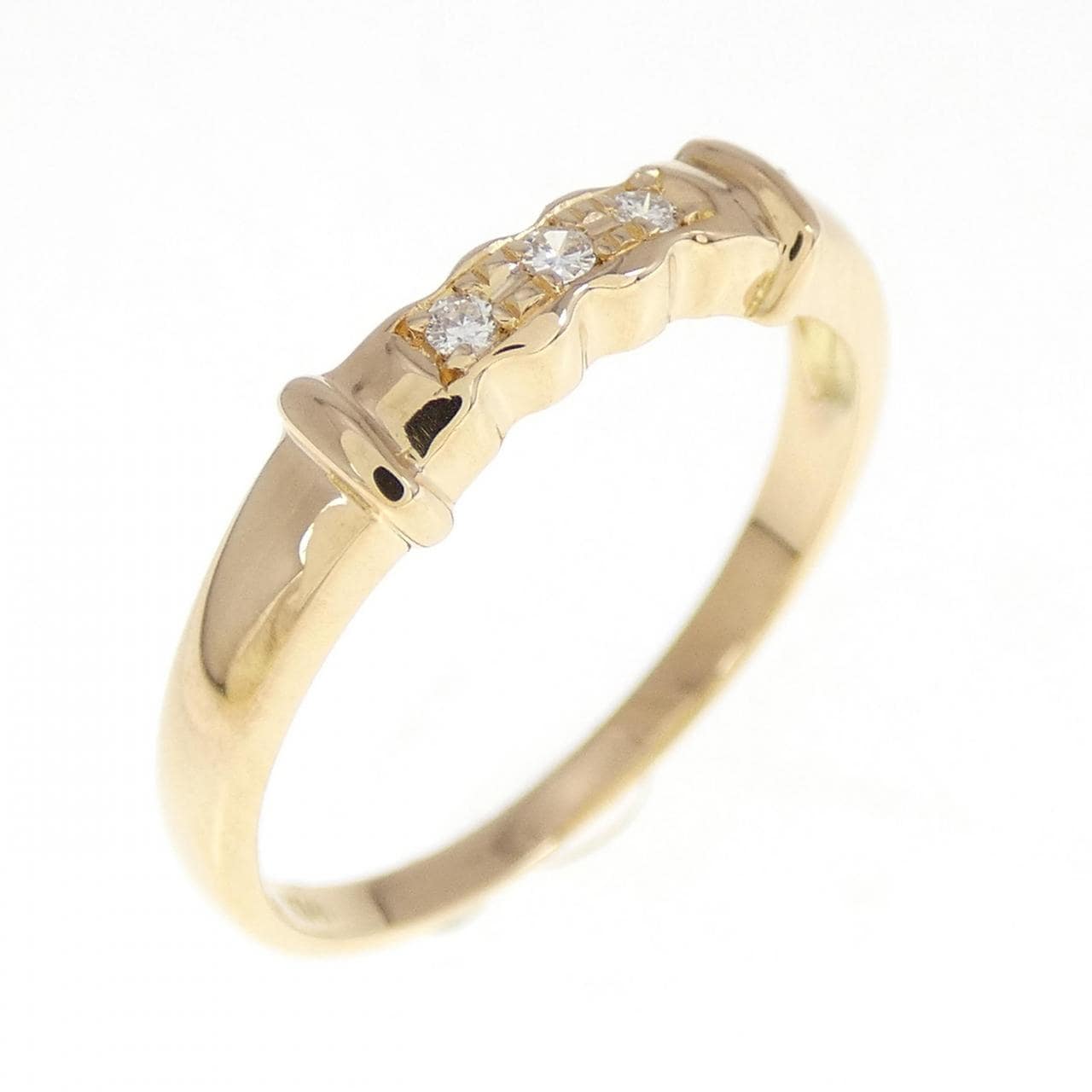 K18YG ダイヤモンド リング 0.03CT
