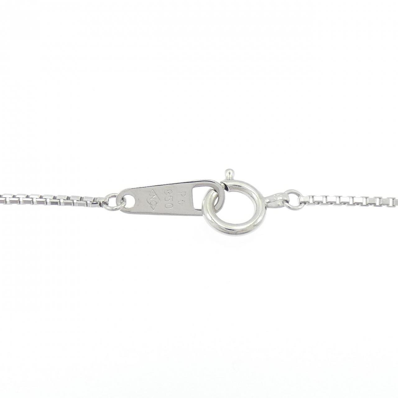 PT900/PT850 エメラルド ネックレス 0.53CT