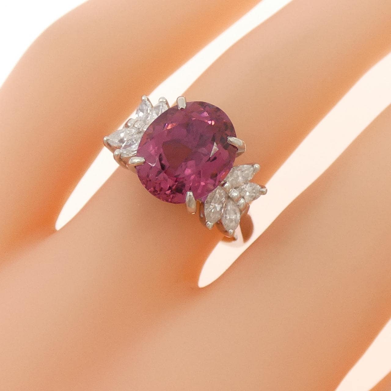 PT900 トルマリン リング 3.95CT