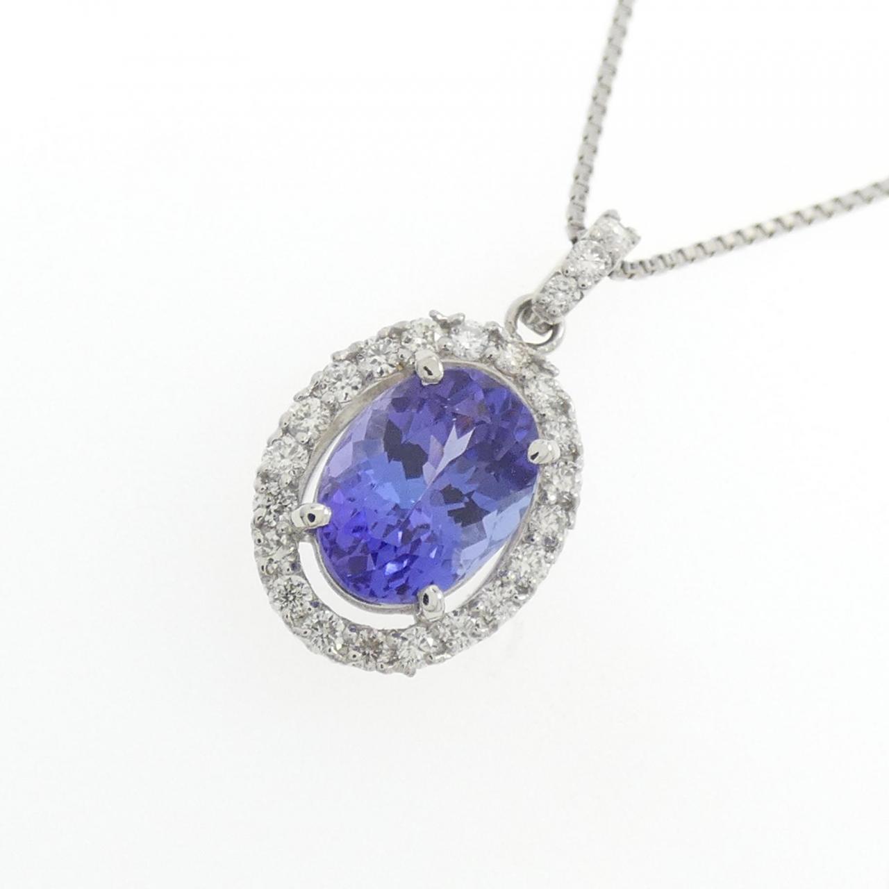 [BRAND NEW] PT Tanzanite Necklace 0.93CT