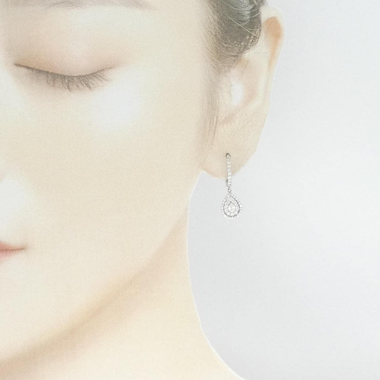 【新品】PT900 ダイヤモンド ピアス 0.86CT