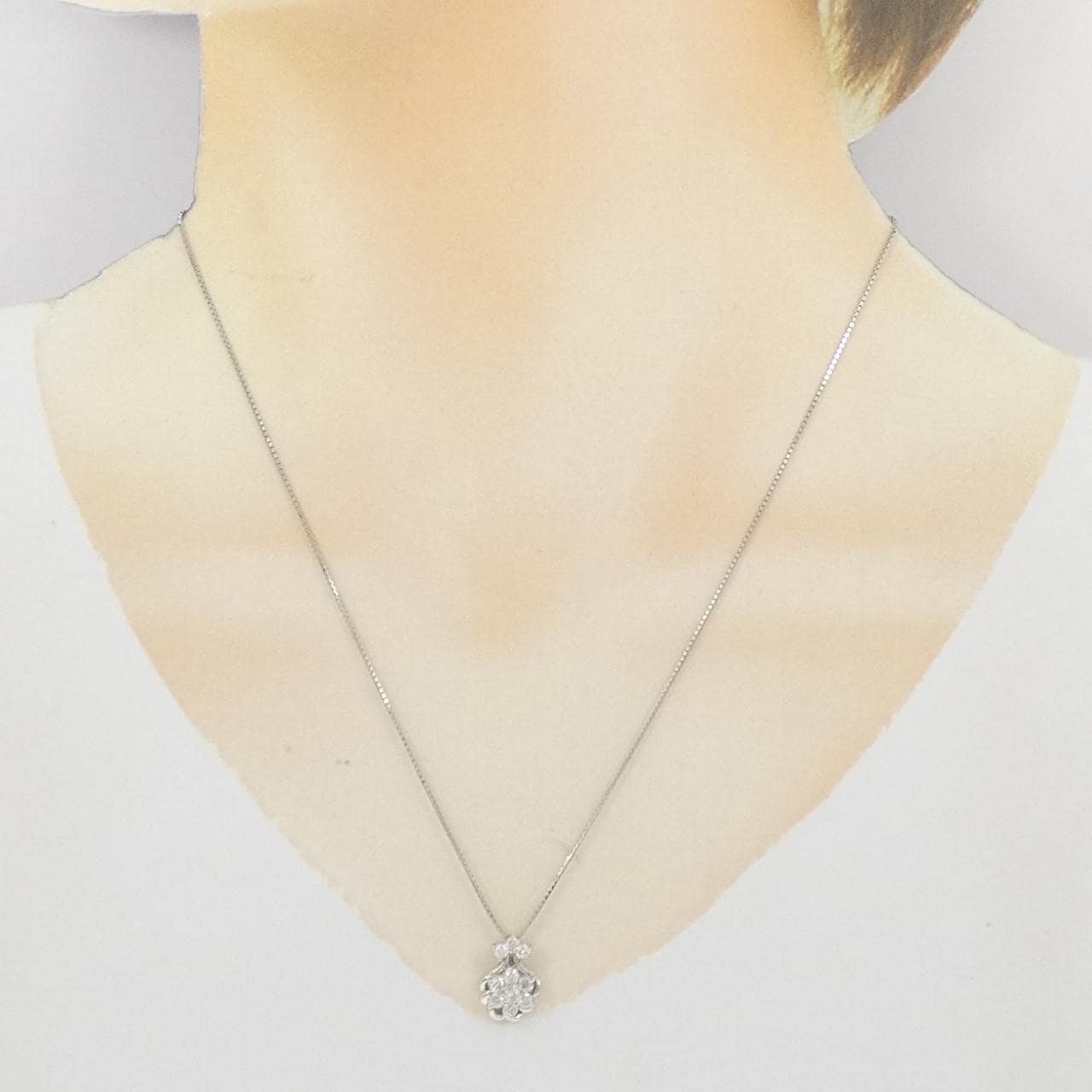PT1000/PT850 ダイヤモンド ネックレス 0.51CT