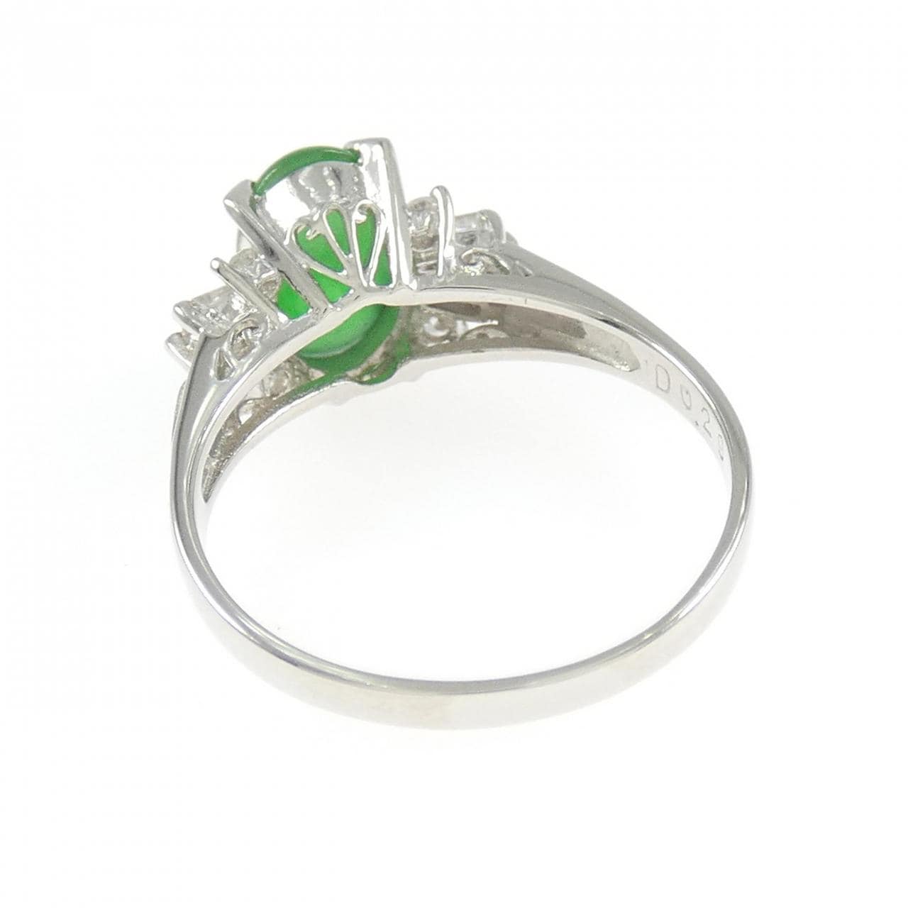 PT900 ヒスイ リング 1.64CT