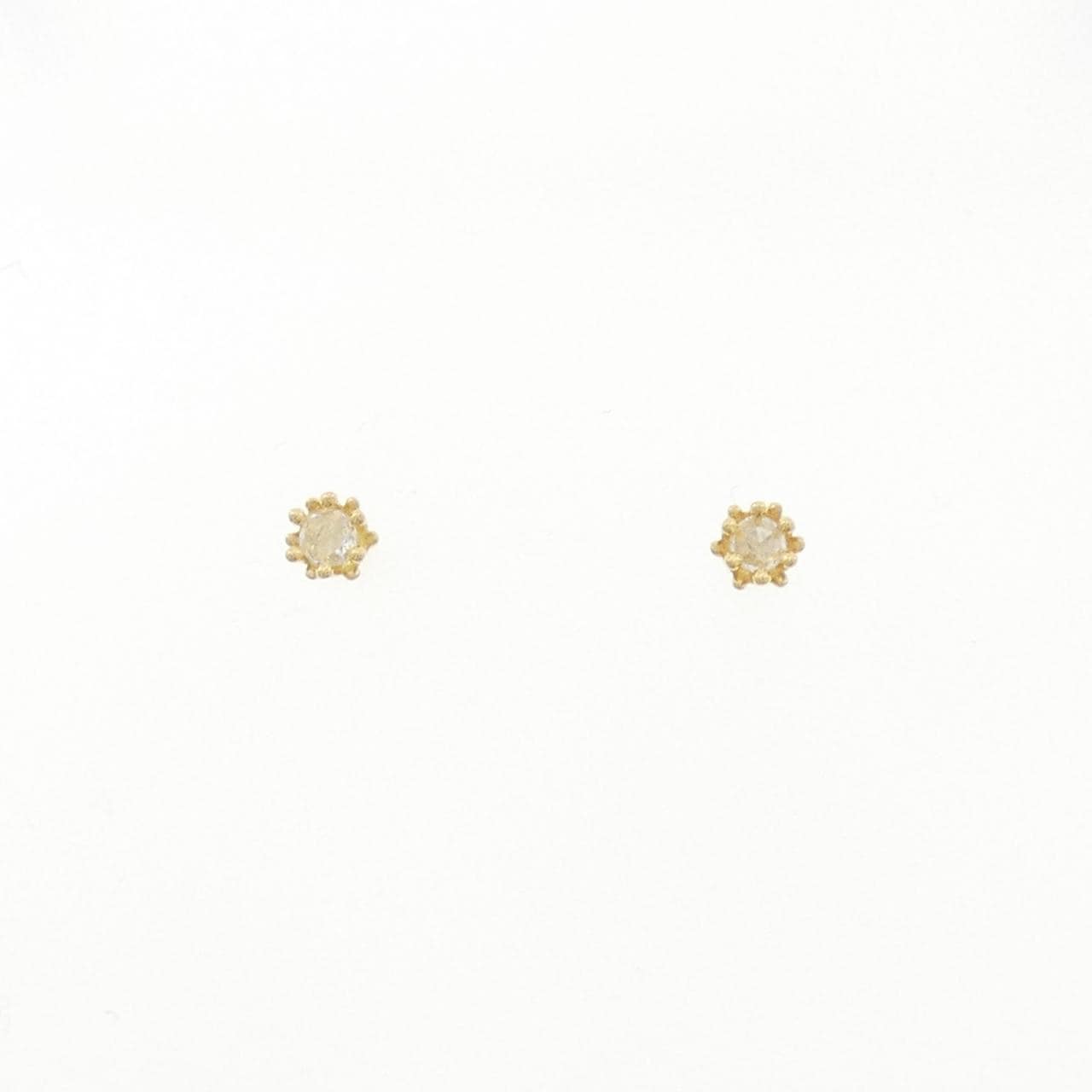 K18YG ダイヤモンド ピアス