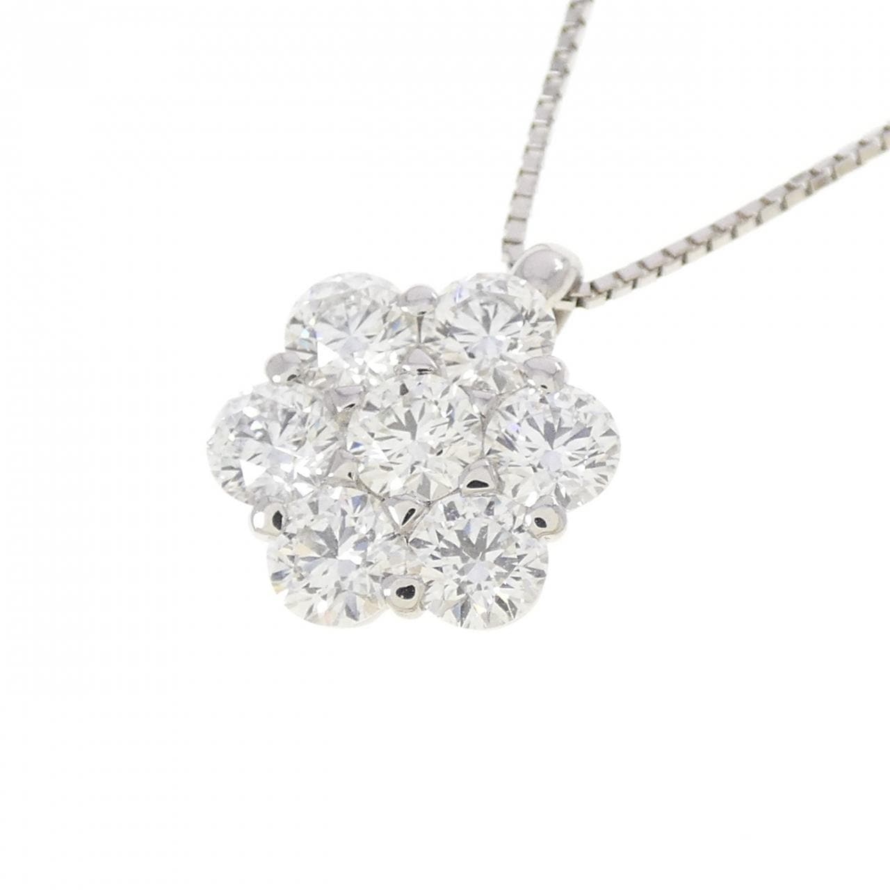 ギンザ タナカ ダイヤモンド ネックレス 1.24CT