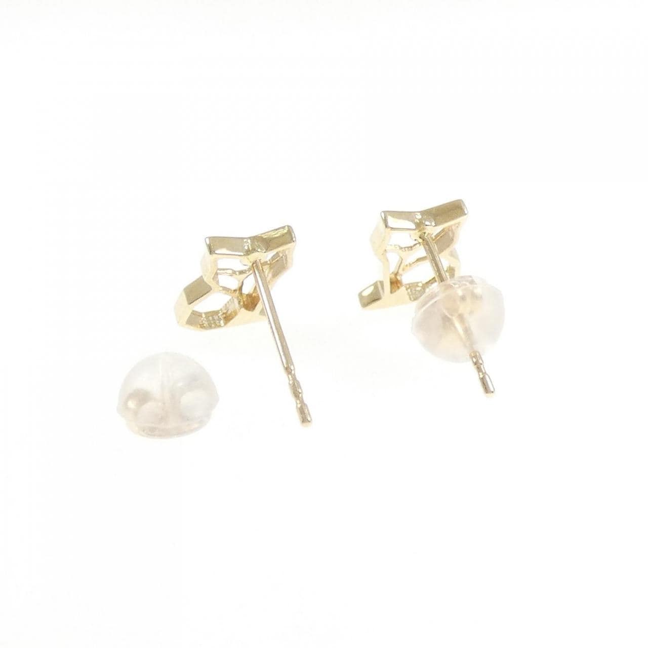 【新品】K10YG キャット ピアス
