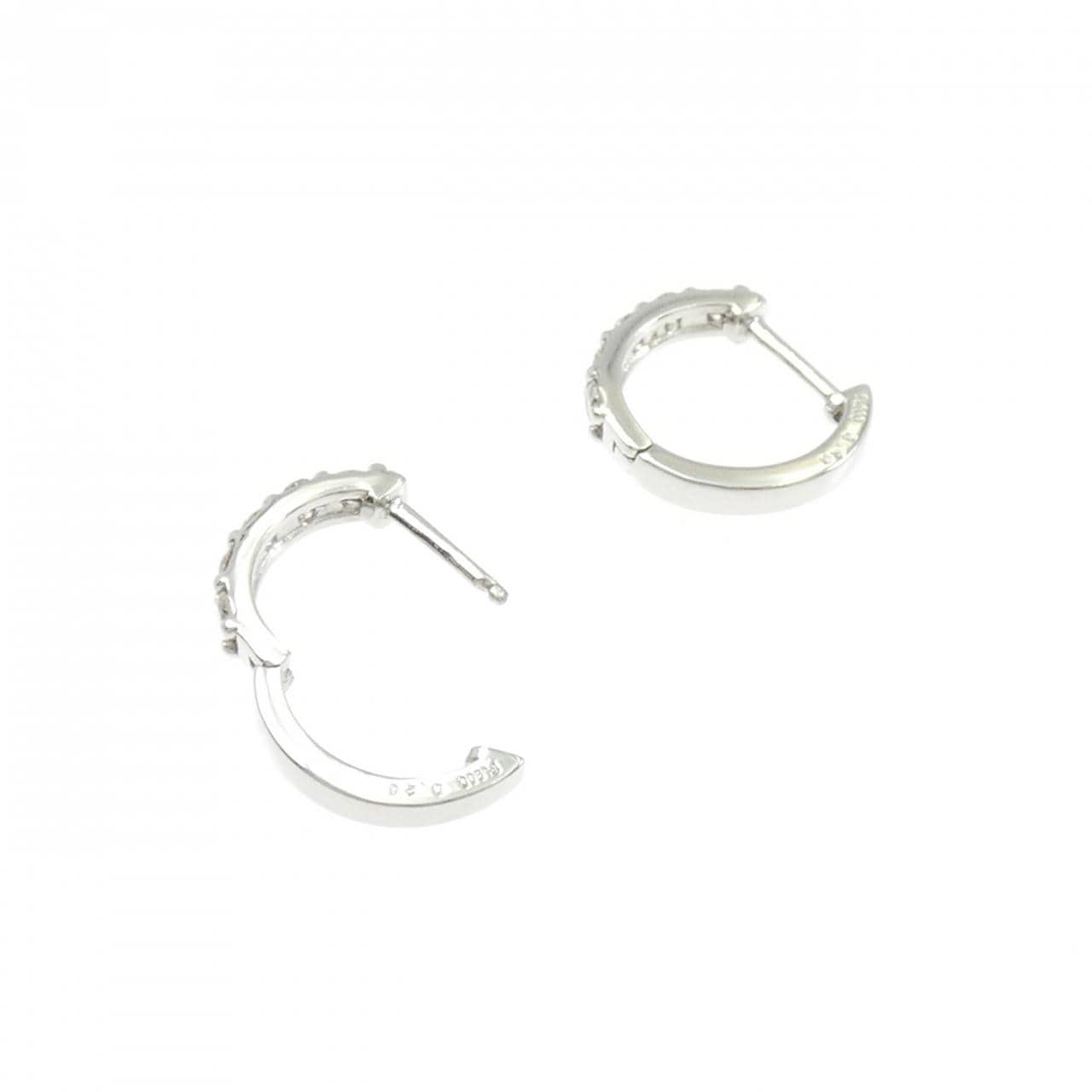 PT900 ダイヤモンド ピアス 0.50CT