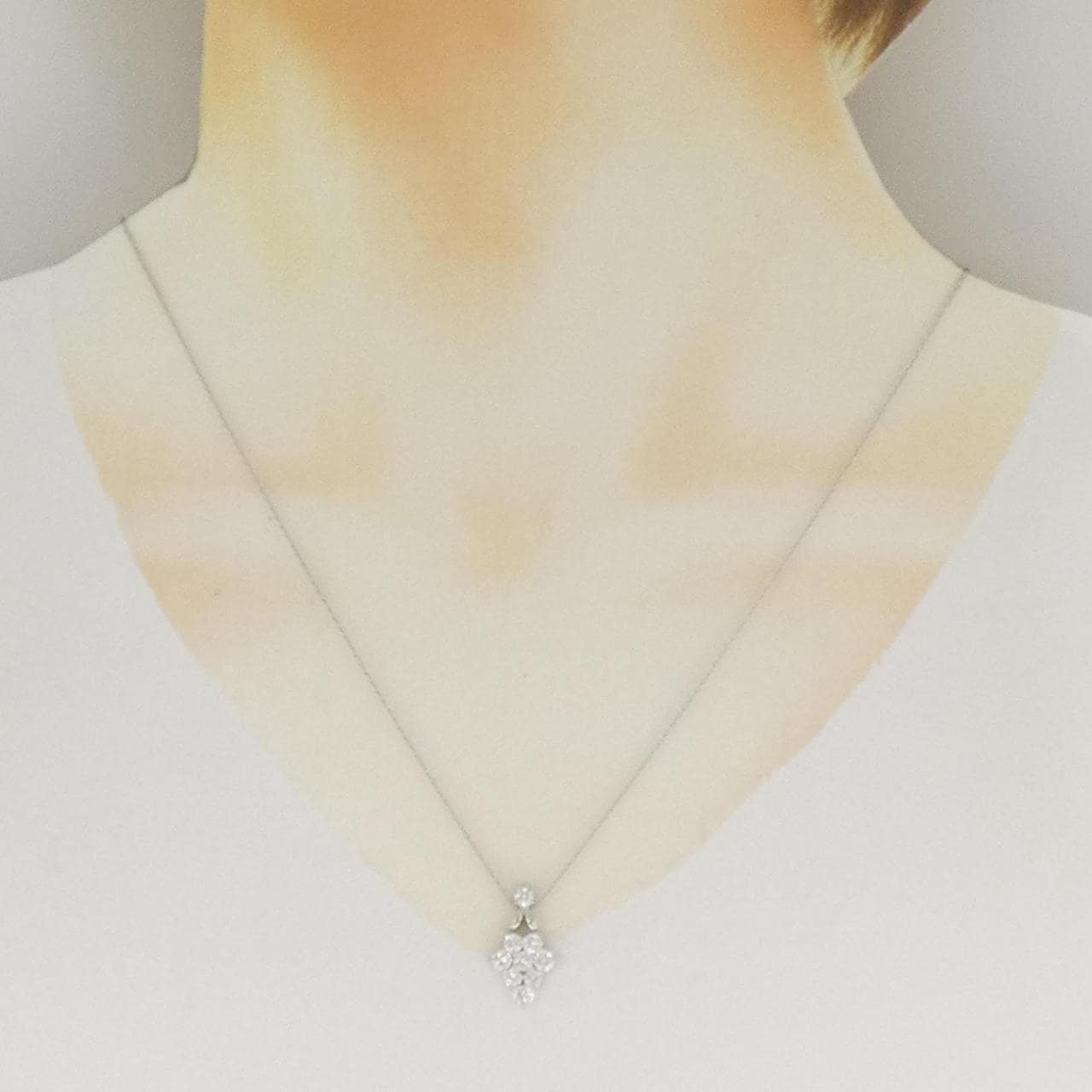 PT900/PT850 ダイヤモンド ネックレス 0.90CT