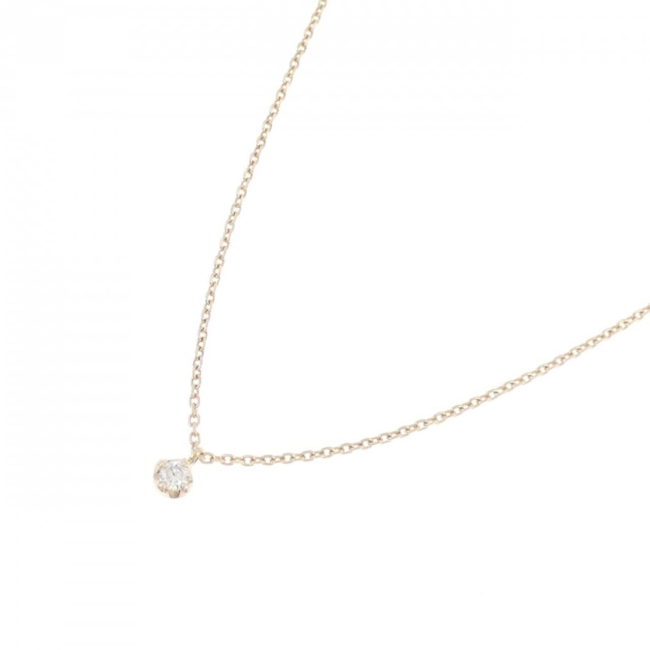 K10YG ダイヤモンド ネックレス 0.03CT