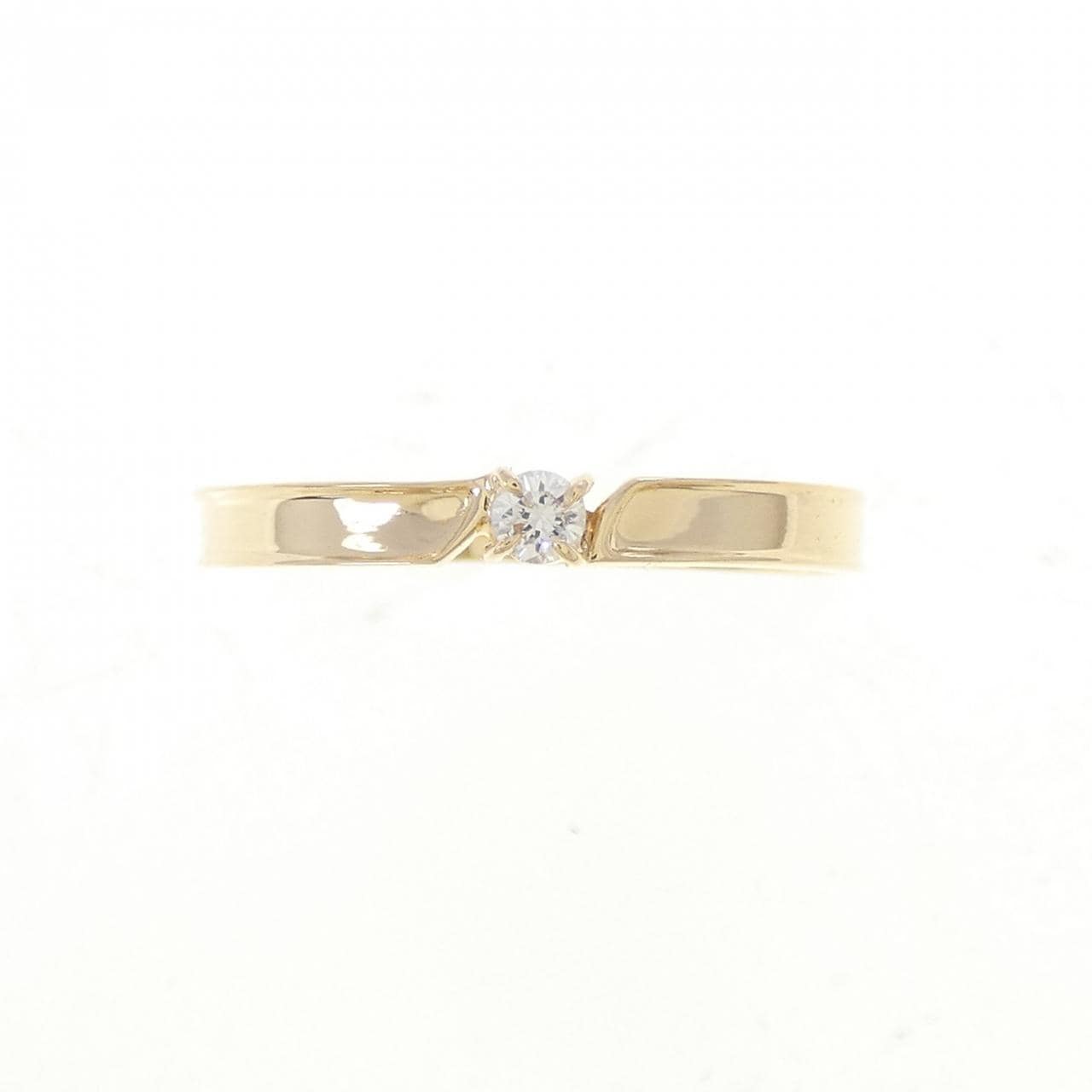 K18YG ダイヤモンド リング 0.05CT