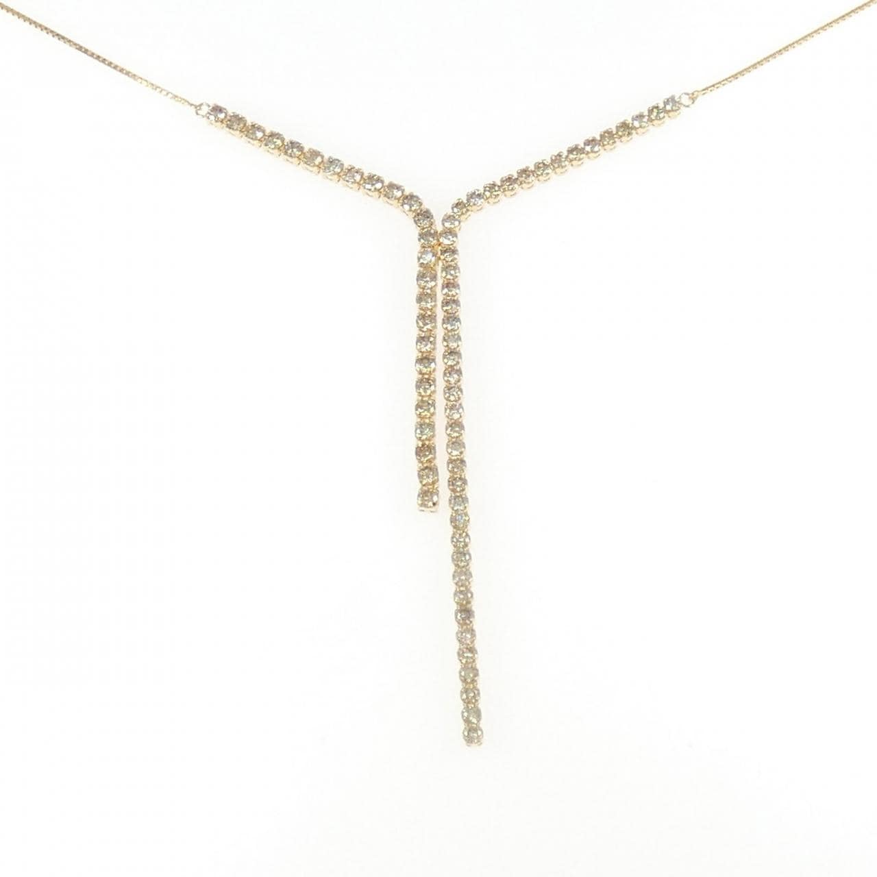 K18YG ダイヤモンド ネックレス 2.00CT